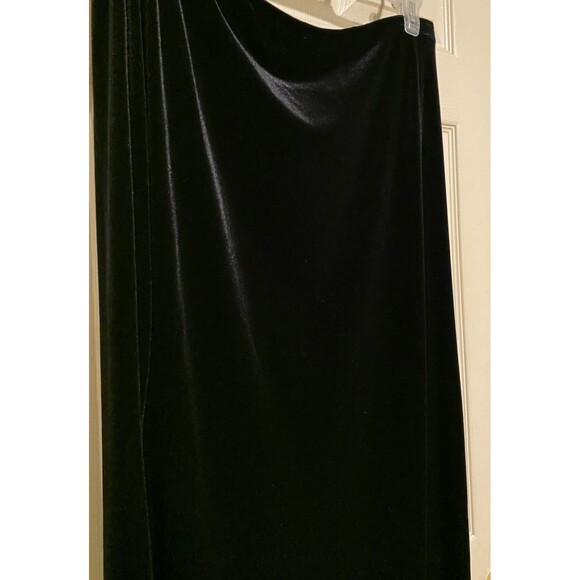 Vintage RAG USA Y2K Velvet Maxi Skirt Womens L Fairy Whimsigoth Grunge Goth Long - Picture 8 of 13